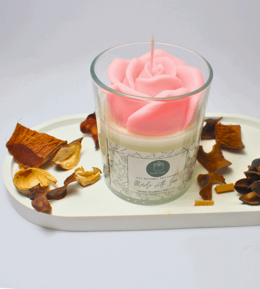 Rose Blossom Soy Wax Candle