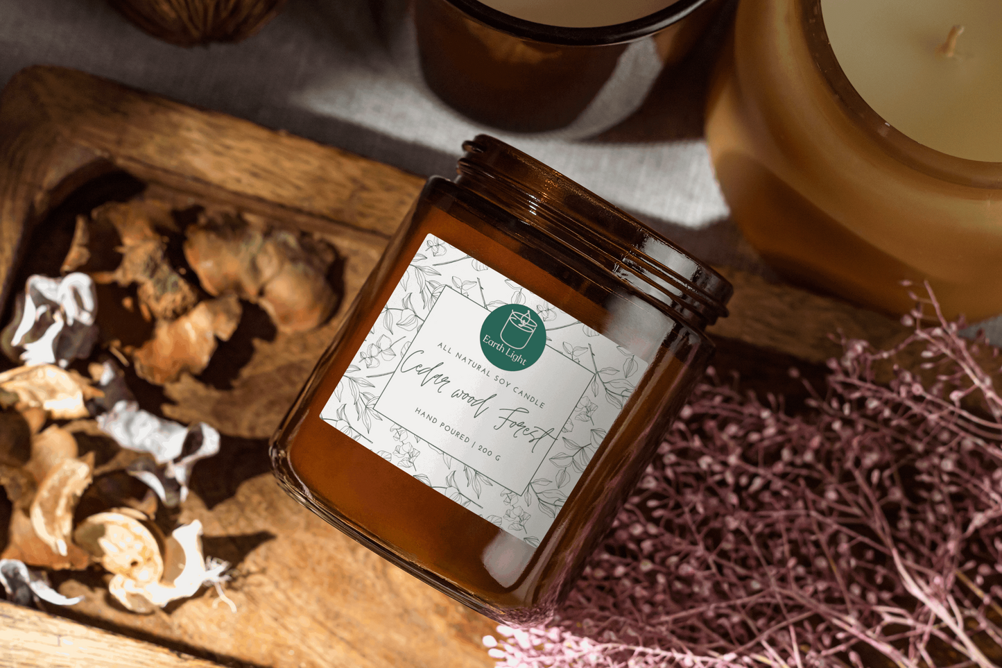 Cedar Wood Forest - Scented Candle