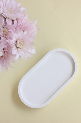 Jesmonite Decor Tray | Handmade | Water Resistant